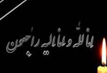 در پی درگذشت «محمدرضا محمد زاده»، مدیر جهاد کشاورزی چرام پیام تسلیتی صادر کرد