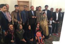 سید قدرت حسینی در روستاهای «دژ سلیمان» و «آبگندی»