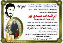مادر شهید « رسول مهدی پور» به فرزند شهیدش پیوست