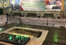 فیلم/ خاکسپاری پیکر شهید محسن فخری‌زاده