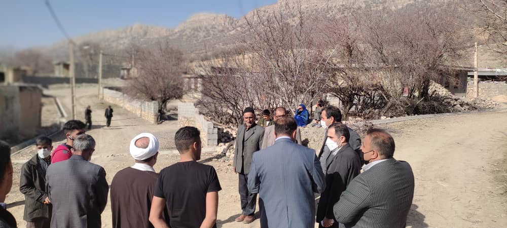 بازدید فرماندار بویراحمد از روستای دلی اولاد علی مومن