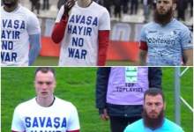 عکس/ بازیکنی که پیراهن ضدجنگ برای اوکراین نپوشید