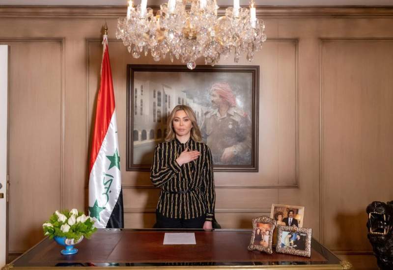 دختر صدام حسین پیام داد!
