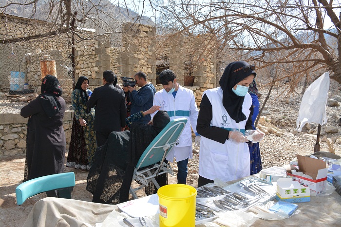 طرح لبخند مهربانی روستاهای «طاوه بادام» و «باگوشی» شهرستان بویراحمد