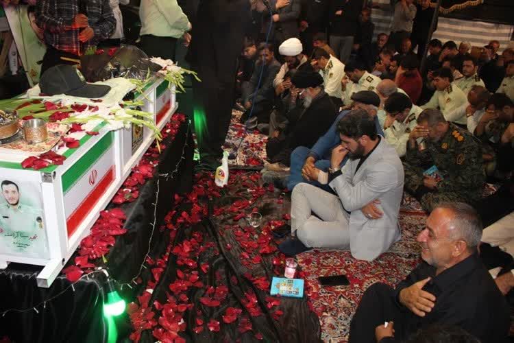 مراسم شب وداع با شهید «سینا آراسته» در کهگیلویه و بویراحمد