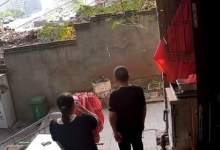 (ویدئو) واکنش سریع مادر از ریزش دیوار روی دخترش