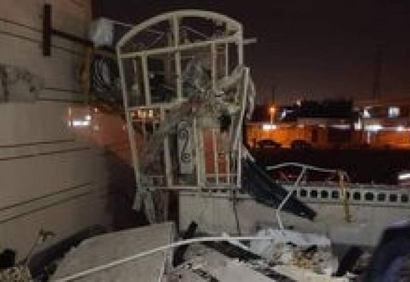 انفجار یک ساختمان هشت طبقه در شیراز