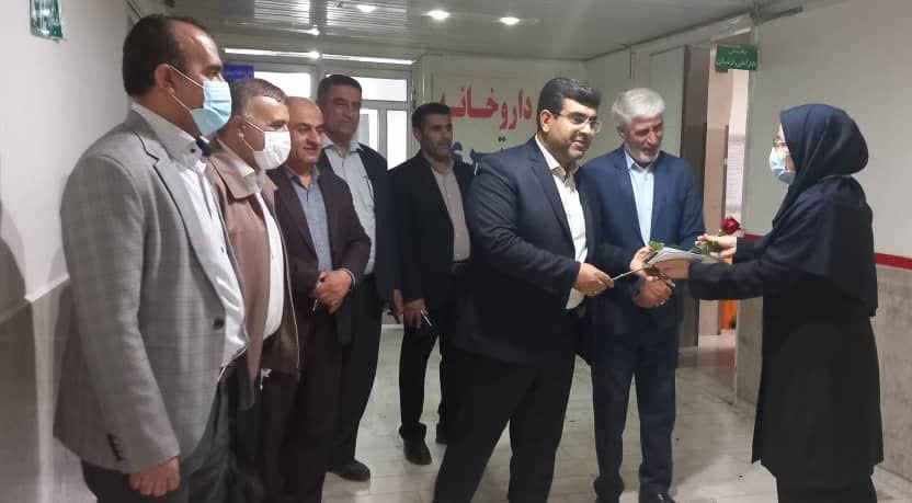 تجلیل مسئولان کهگیلویه از پرستاران بیمارستان امام خمینی (ره) دهدشت + تصاویر