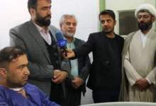فیلم | عیادت دادستان یاسوج با پرستار مضروب بیمارستان شهید جلیل یاسوج  