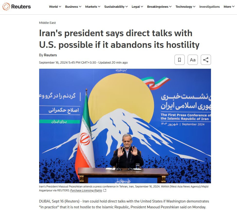 تیتر رسانههای آنلاین پس از اولین نشست رئیسجمهور با خبرنگاران تیتر رسانههای آنلاین پس از اولین نشست رئیسجمهور با خبرنگاران