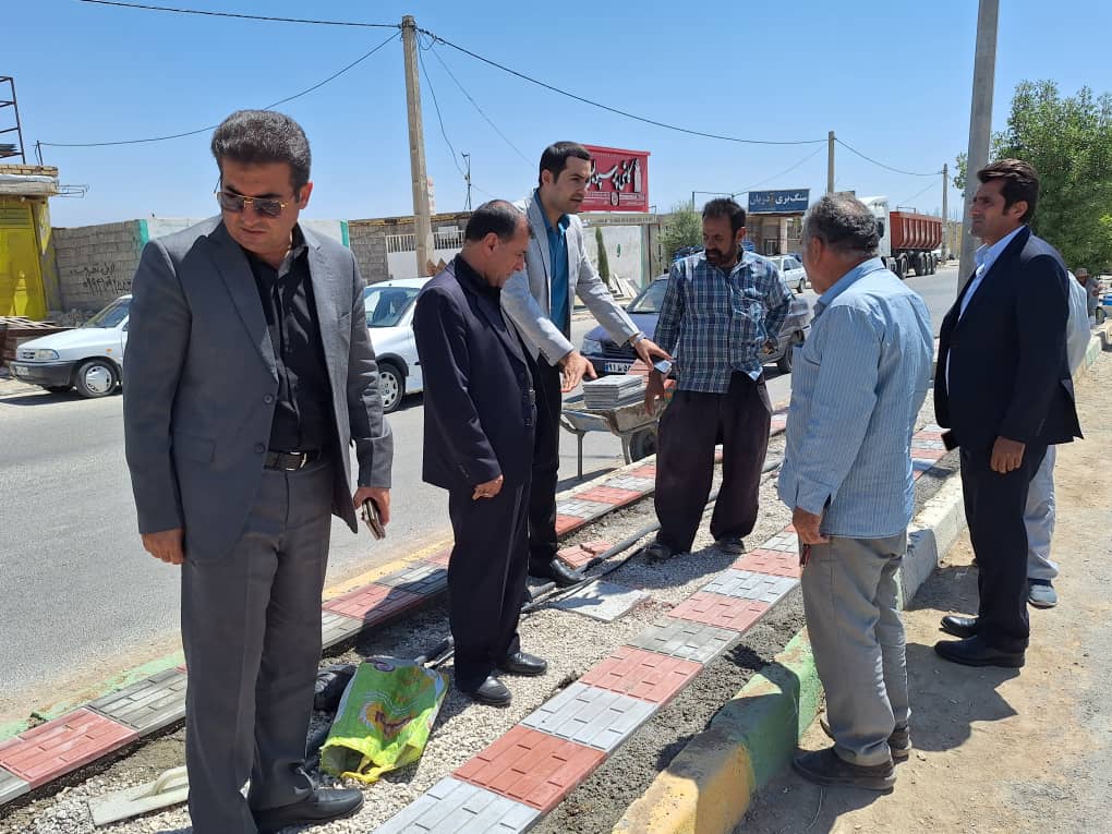 ساماندهی ورودی دهدشت از سمت سوق / شهرداری دهدشت در مسیر خدمت  <img src="/images/video_icon.png" width="11" height="10" border="0" align="top">