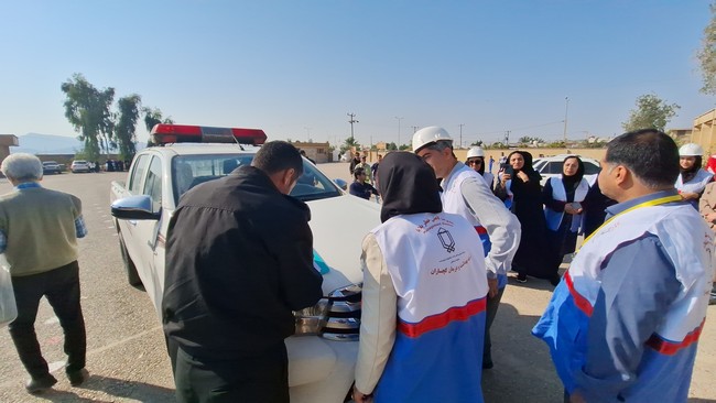 مانور تخلیه اضطراری در شهرستان گچساران+تصاویر  <img src="/images/picture_icon.png" width="11" height="10" border="0" align="top">