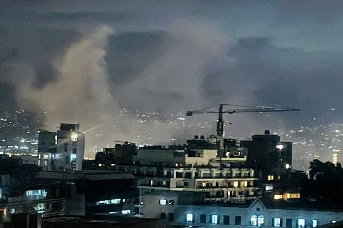 (ویدئو) اسرائیل ضاحیه بیروت را هدف قرار داد