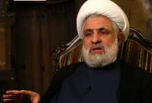 شیخ نعیم قاسم: محور مقاومت مدیون ایران اسلامی است