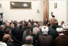 دیدار جمعی از فرماندهان با فرمانده معظم کل قوا