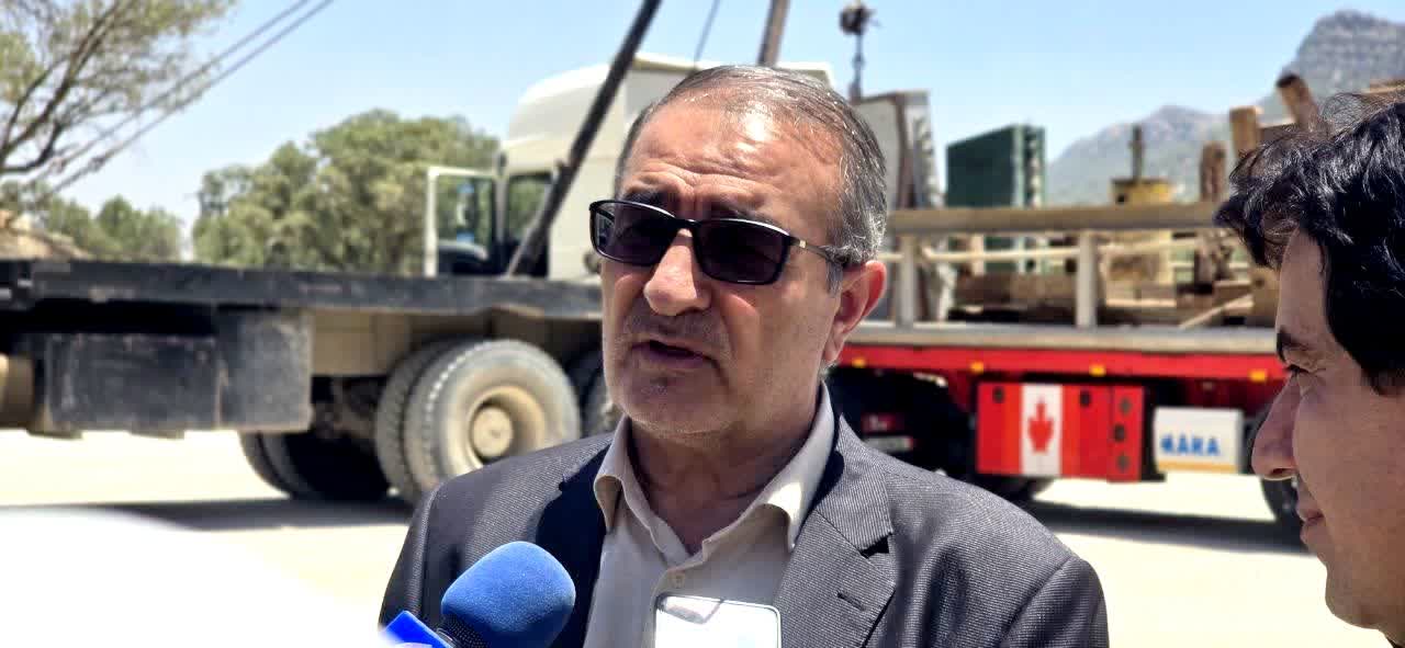 تصاویر | آغاز نصب دکلهای حفاری میدان گازی مختار در کهگیلویه و بویراحمد