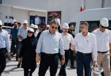 بازدید مدیران ارشد گروه صنایع پتروشیمی خلیج فارس از پروژه پلی اتیلن سنگین گچساران