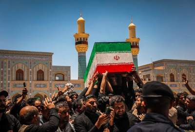 تصاویر | تشییع پیکر رهبر شهید انقلاب در نجف - 3  <img src="/images/picture_icon.png" width="11" height="10" border="0" align="top">