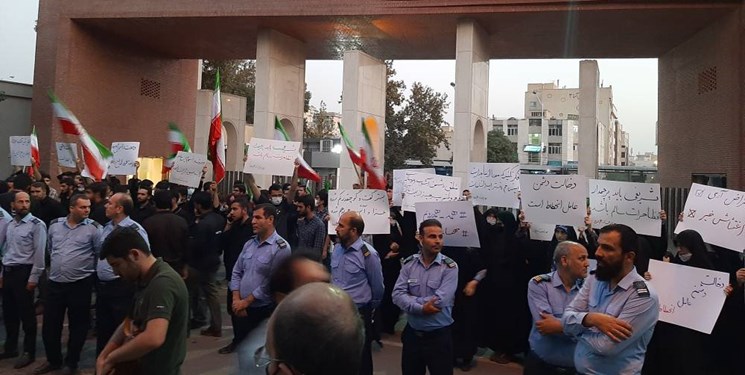 تجمع دانشجویان دانشگاه شریف در محکومیت اغتشاشات/ قدردانی از تلاشهای فراجا