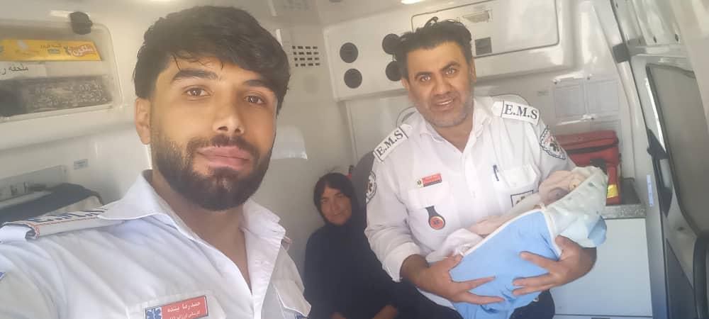 تصاویر | مأموریت موفق اورژانس دیشموک؛ تولد نوزاد در شرایط اضطراری در روستای دلی‌ ده احمد