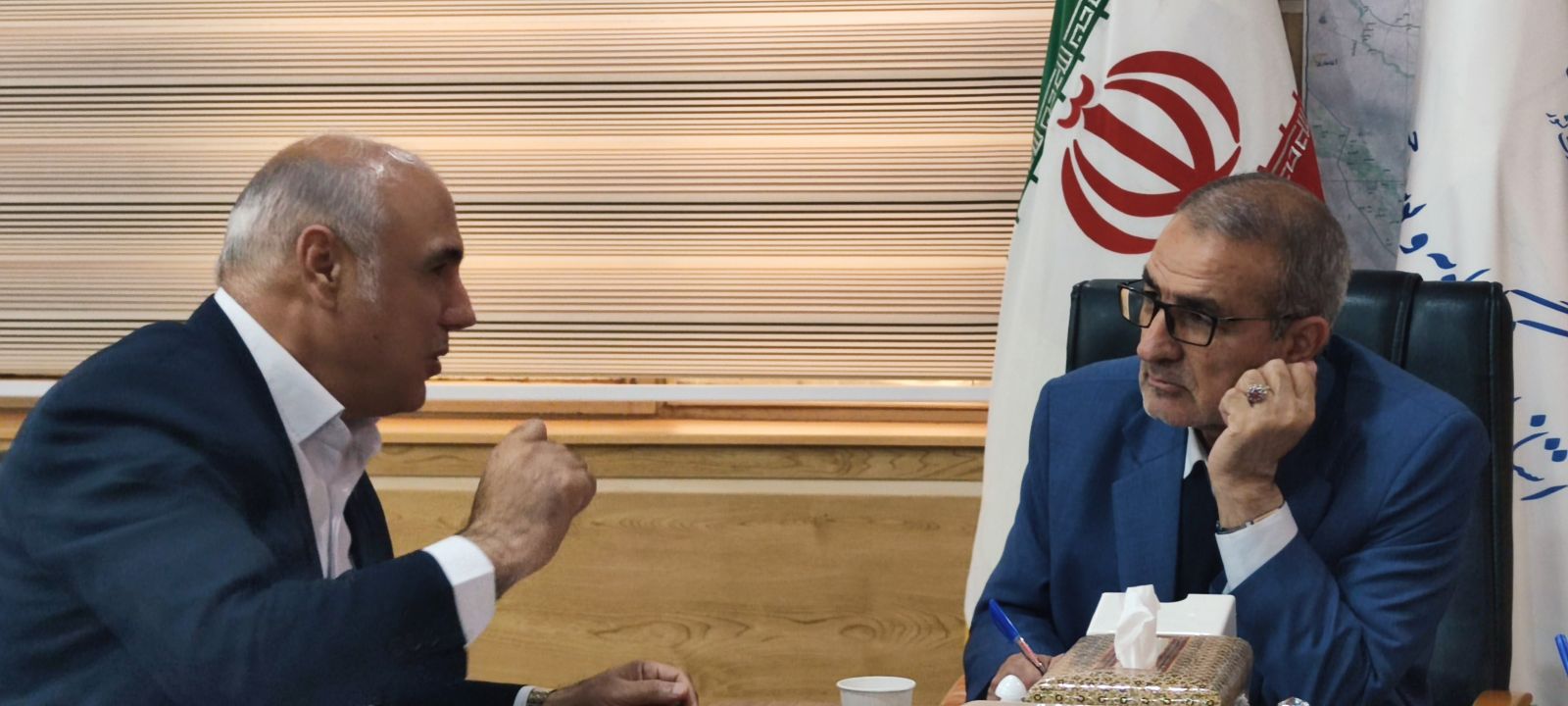 اورنگ: ورزشکاران قلعه رئیسی با کمبود فضا و امکانات مواجهاند / کوکبنژاد: شهرستان بهمئی از حق آلایندگی بیبهره است / سخنان عاملی مقدم درباره جذب نیرو در بیمارستان نرجسی و پتروشیمی: عدالت باید در اولویت باشد /رئیسزاده: پیگیری طرح تفصیلی شهری لنده بعد از سه سال بینتیجه مانده است / یدالله رحمانی: رحمانی: اعضای شورای اسلامی باید رویکرد امیدبخش را در جامعه دنبال کنند