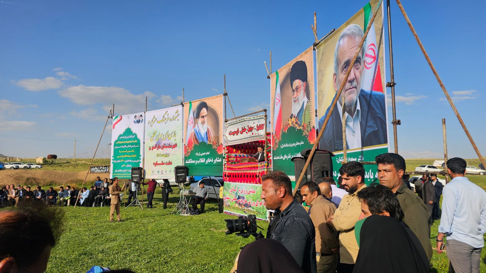 تصاویر | آغاز تحول صنعتی در کهگیلویه و بویراحمد؛ کلنگ‌زنی کارخانه 504 میلیون دلاری خودروهای هیبریدی در مارگون